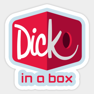 Dick in a Box Sticker